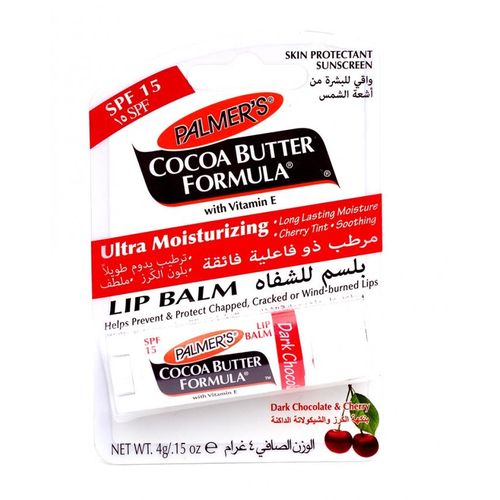 Palmer's Cocoa Butter Lip Balm – Cherry SPF 15 – Palmer's | Baraka Pharm Egypt